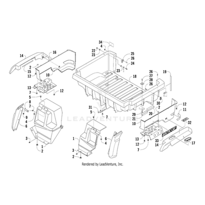 Box Panel – Right by Arctic Cat