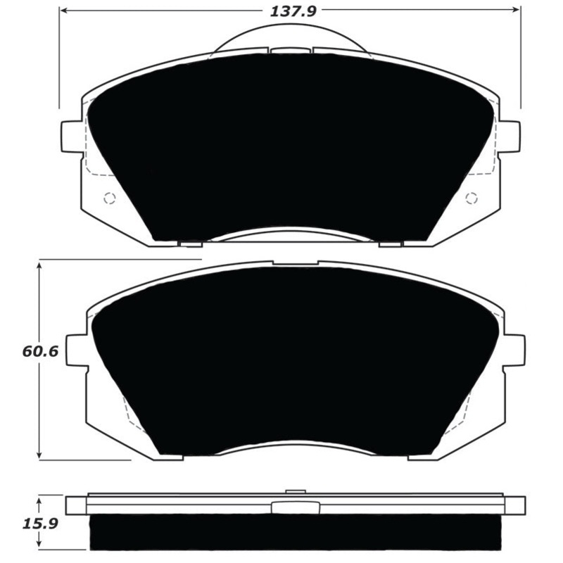 Porterfield Brake Pads for 2014 HYUNDAI TUCSON AWD