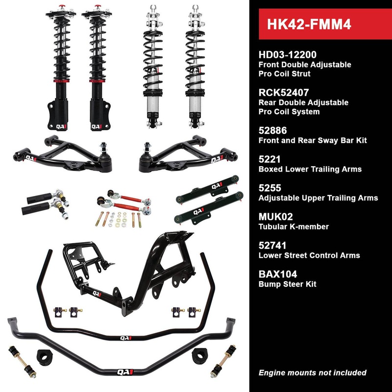 QA1 HK42-FMM4 Level 2 Full Vehicle Handling Kit 94-04 Mustang W/ Shocks