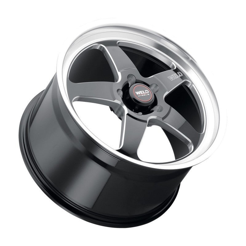 Weld S104 20×9 Ventura 5×115 ET20 BS5.75 Gloss BLK MIL DIA 71.5