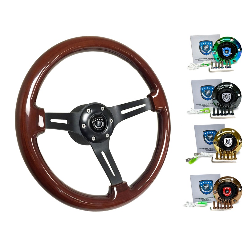 1989-04 Nissan GTR (R32) Steering Wheel Kit | Walnut Wood | ST3027