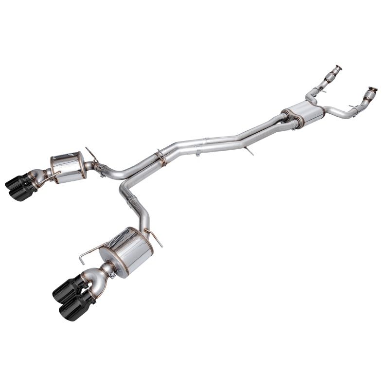 AWE Tuning 19-23 Audi C8 S6/S7 2.9T V6 AWD Touring Edition Exhaust – Diamond Black Tips