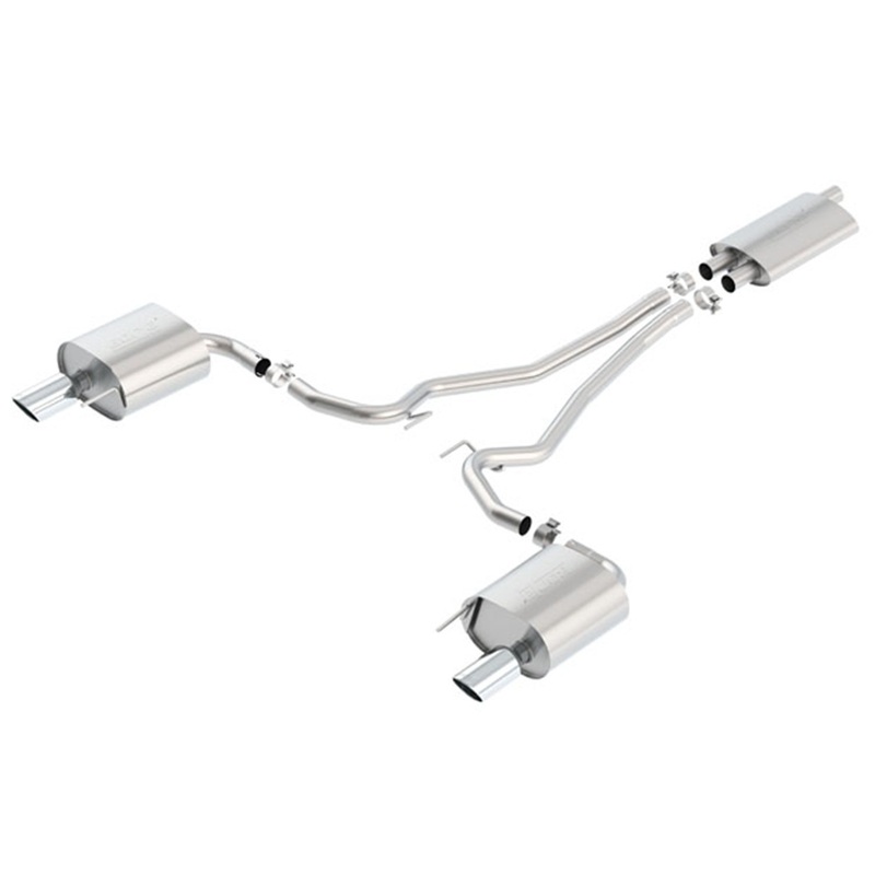 Borla Cat-Back Exhaust System – EC-Type – Touring | 2015-2019 Ford Mustang 2.3L (1014039)