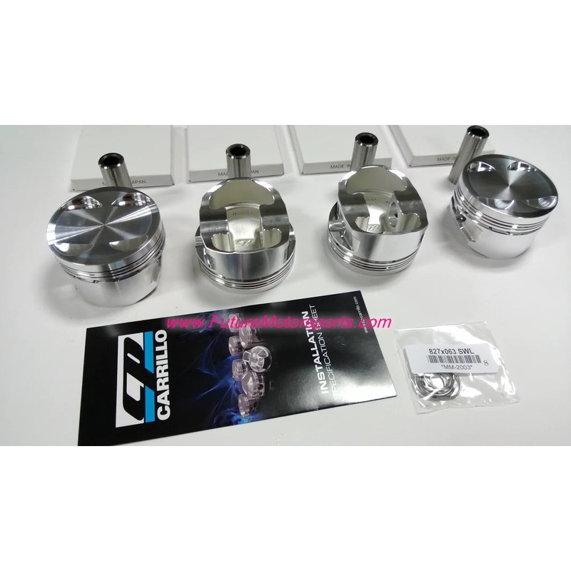 CP Carrillo Pistons Mitsubishi 4G63 2G (Rod 156mm) 86mm 8.5:1 or EVO VIII/EVO IX 9:1
