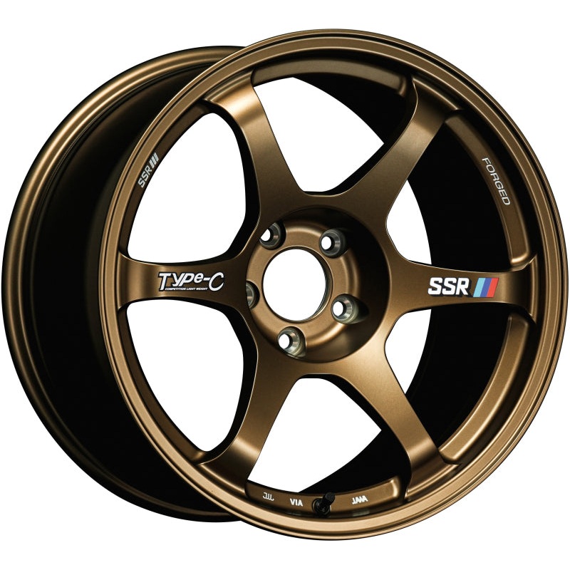 SSR Type-C Forged 17×9.0 +38 5/100 – Racing Bronze Wheel