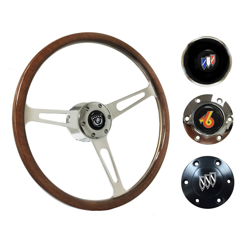 1969-89 Buick Steering Wheel Kit | Deluxe Walnut Wood | ST3554