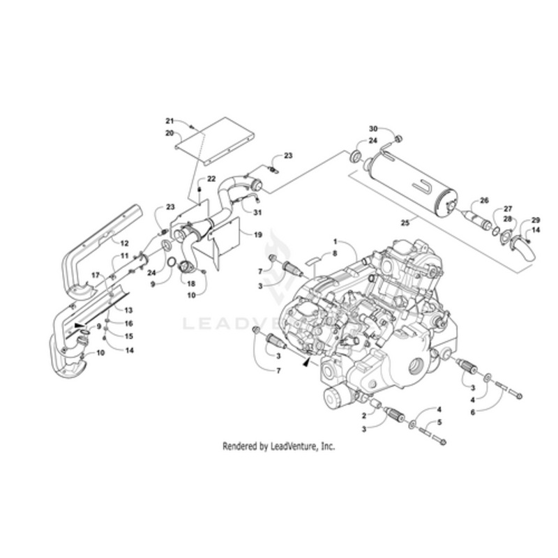 Engine A950Gh2 (Inc. 2-3) by Arctic Cat