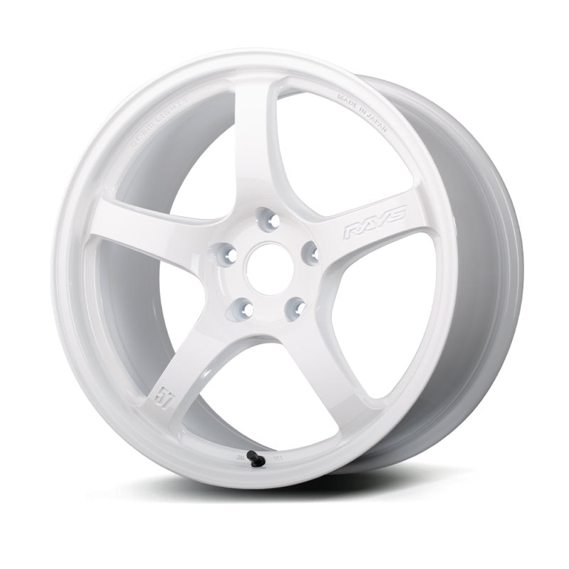 Gram Lights 57CR 18×9.5 +38 5×114.3 Ceramic White Pearl Wheel