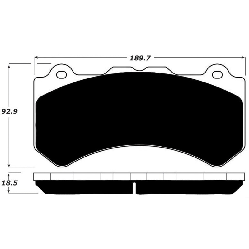 Porterfield Brake Pads for 2012 NISSAN GTR