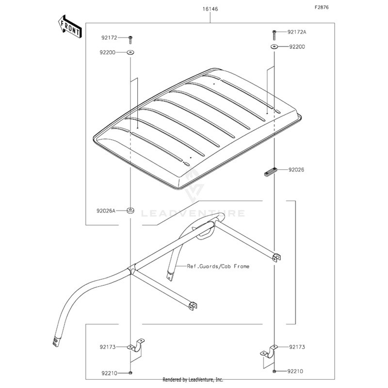 Washer,7.1X25.4X1.6 by Kawasaki