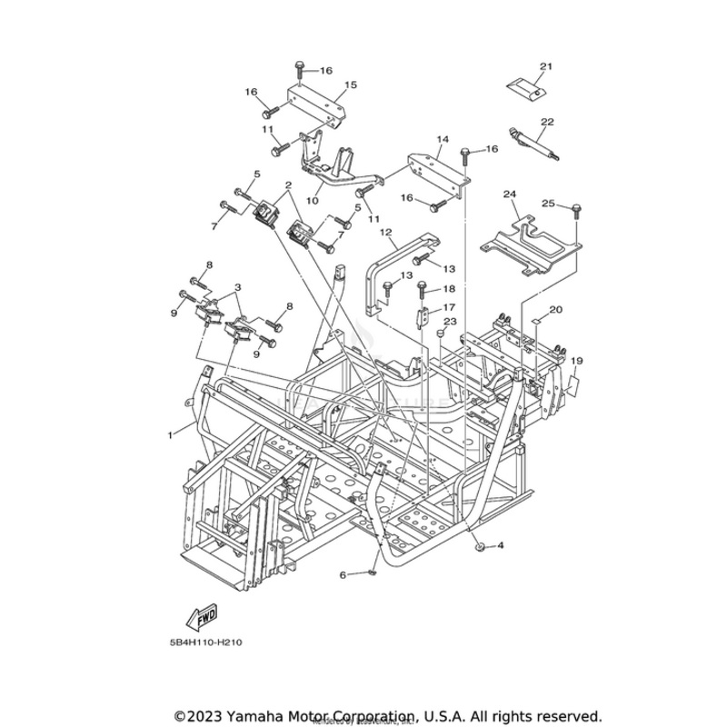 Complete Frame by Yamaha