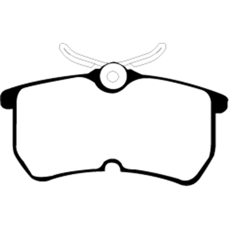 EBC 13+ Ford Fiesta 1.6 Turbo ST Greenstuff Rear Brake Pads