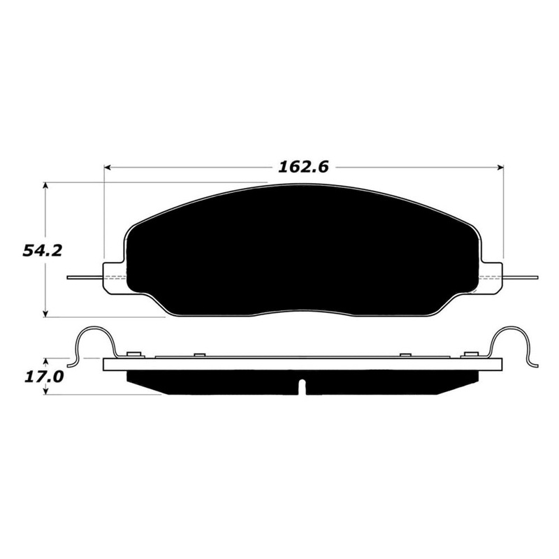 Porterfield Brake Pads for 2009 FORD MUSTANG V6