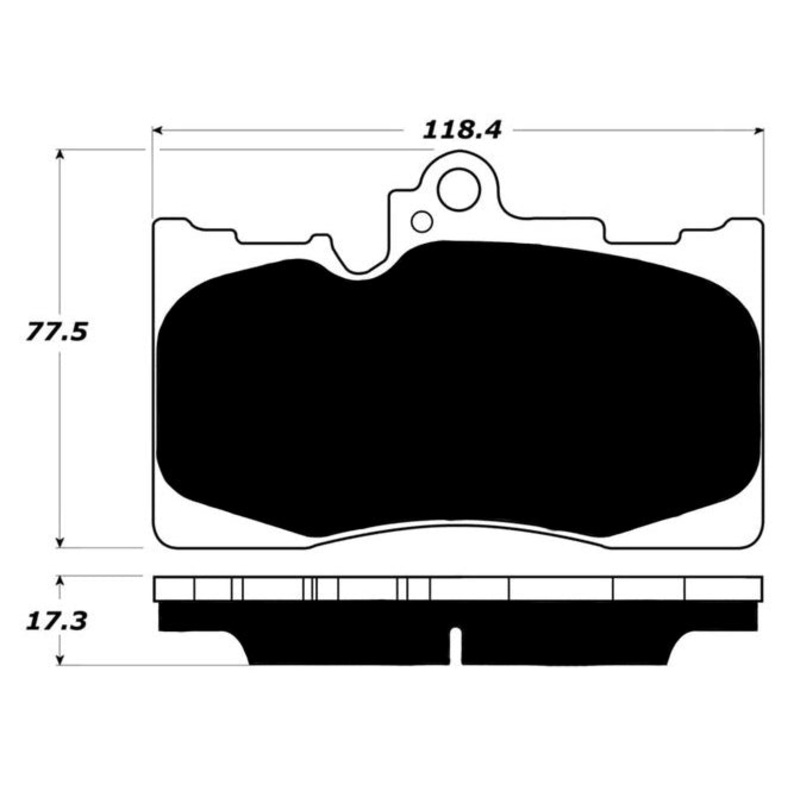 Porterfield Brake Pads for 2015 LEXUS GS 350 (F SPORT)