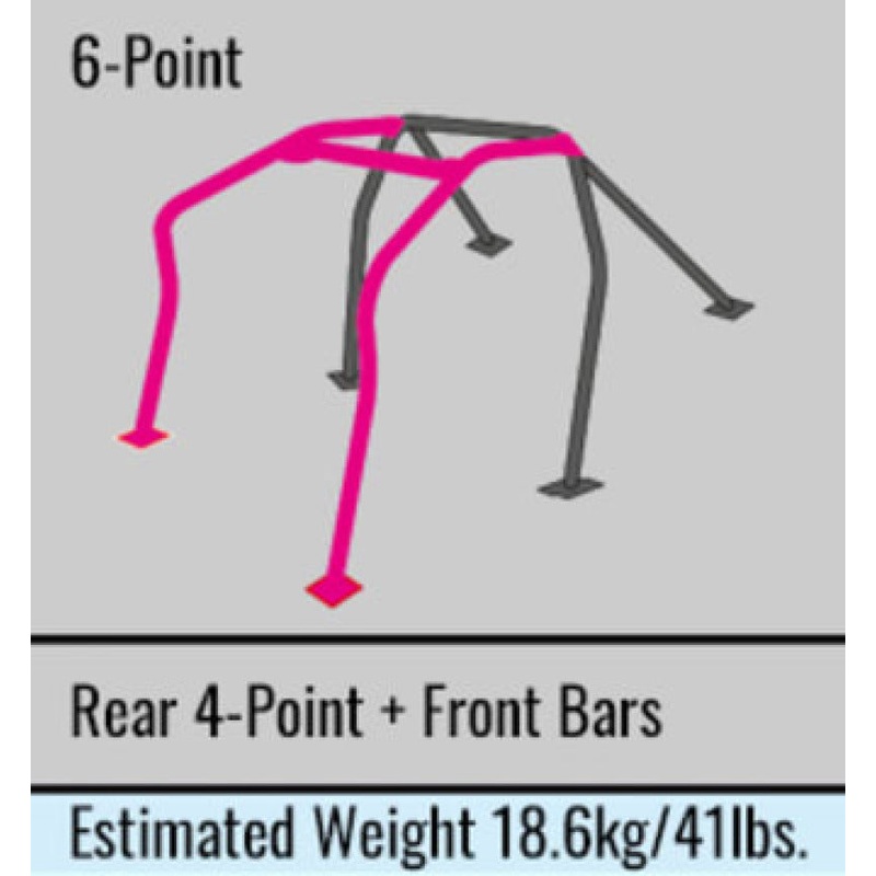 Cusco Roll Cage 6 points Chro-Moly Subaru GDA/B (S/O / No Cancel)