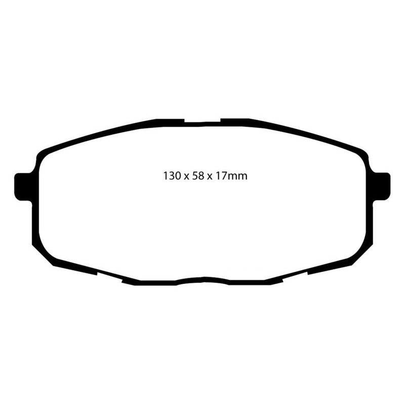 EBC 09-12 Hyundai Elantra 2.0 Touring Ultimax2 Front Brake Pads