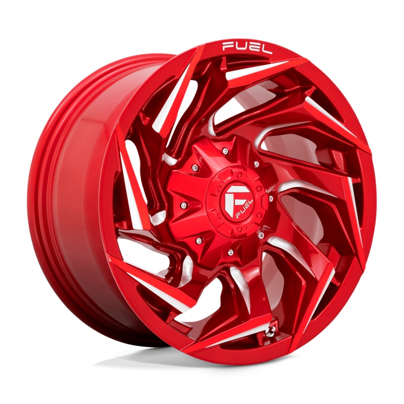 Fuel Wheels D754 Reaction 17″ 6×135/6×139.7 Candy Red Milled