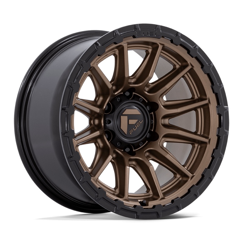 Fuel Wheels FC866 Piston 22″ 5×127 Matte Bronze W/ Gloss Black Lip
