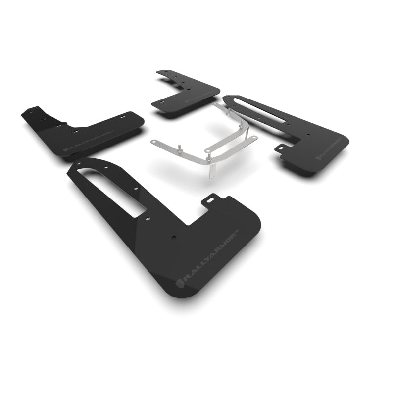 Rally Armor 23-25 Honda Civic Type R Black Mud Flap Grey Logo