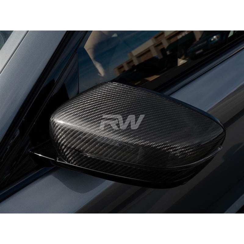 RW Carbon CF Mirror Caps – BMW / G14 / G15 / G16 / G20 / G22 / G23 / G30 / 3 Series / 5 Series/ 8 Series
