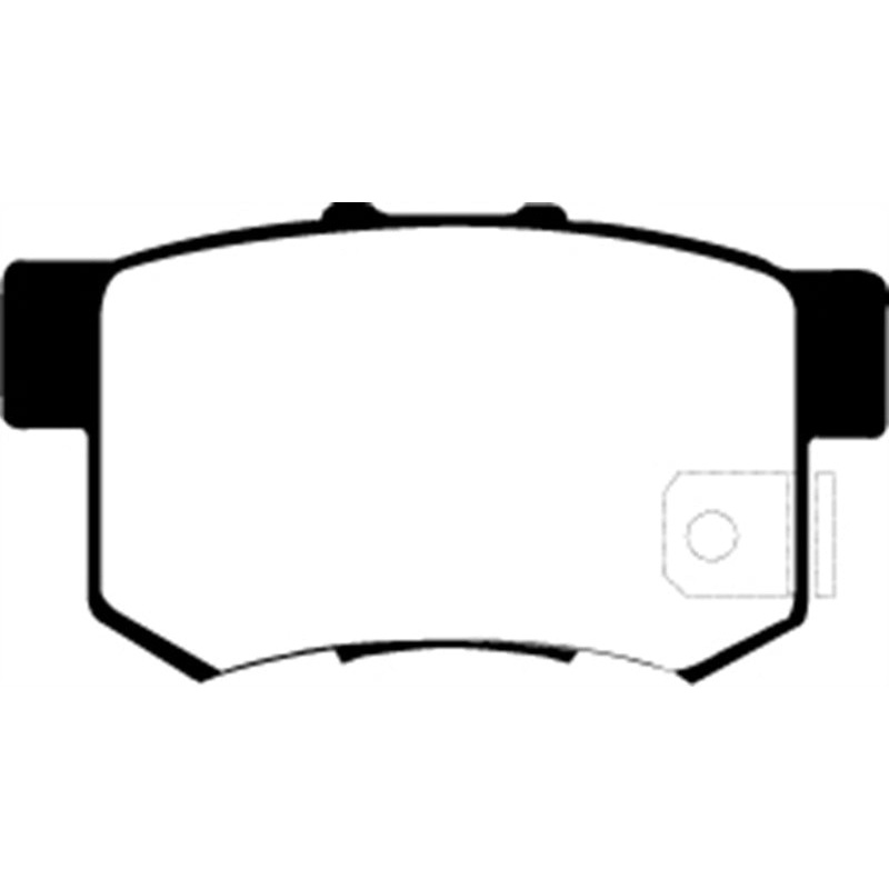 EBC 97 Acura CL 2.2 Yellowstuff Rear Brake Pads