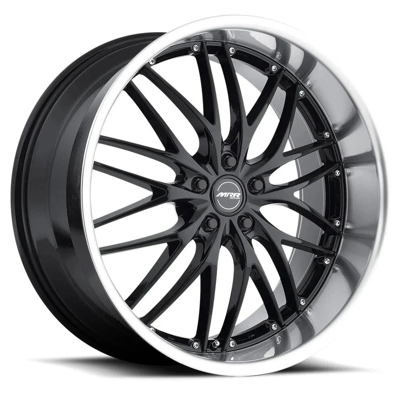 MRR RW2 18″ 5×120 Black Chrome Lip
