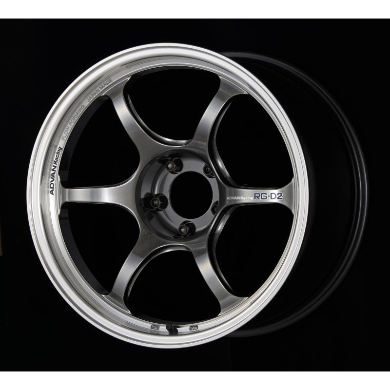 Advan RG-D2 18×9.0 +31 5-114.3 Machining & Racing Hyper Black Wheel