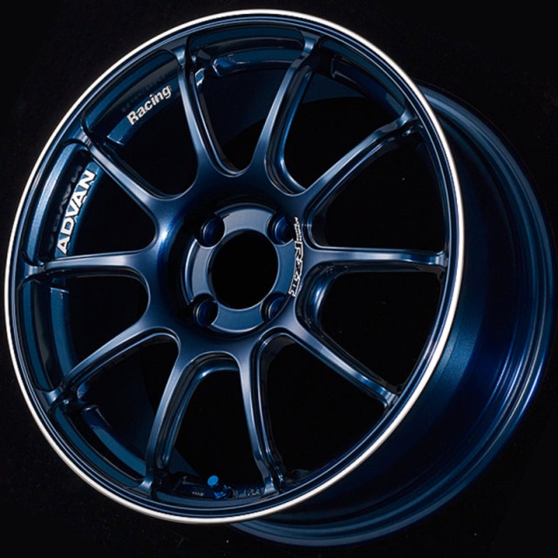Advan RZII Wheel – 15×5.0 +38 | 4×100 | Racing Indigo Blue & Ring