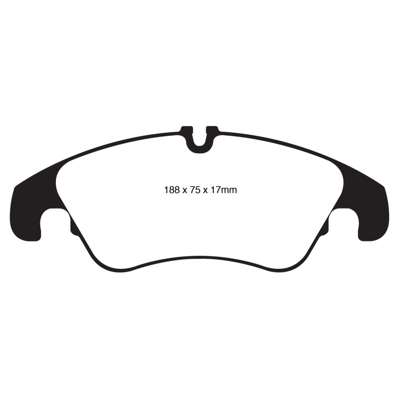 EBC 11 Audi A6 2.0 Turbo Greenstuff Front Brake Pads