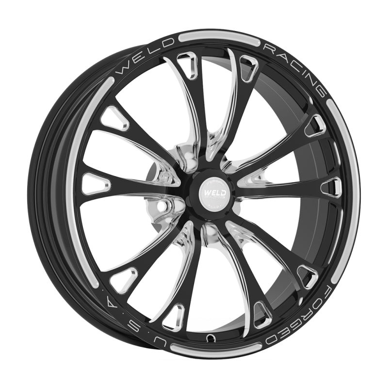 Weld V-Series 1-Piece 18×6 / 5x120mm BP / 3.2in BS Black Wheel – Non-Beadlock