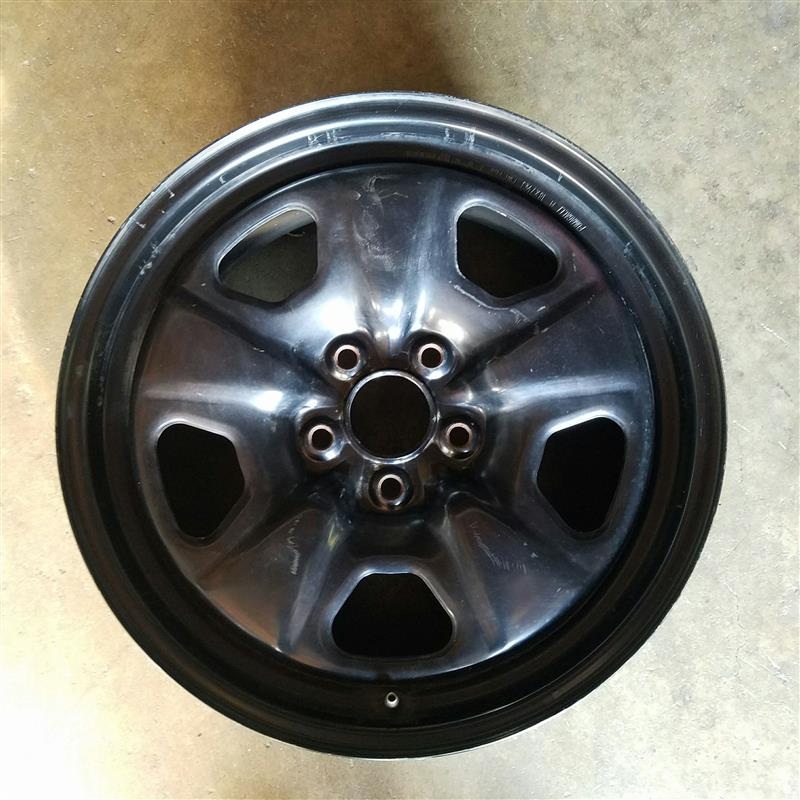 18″ CAMARO 10-11 18×7.5 steel 5 spoke black opt Q50 Original OEM Wheel Rim