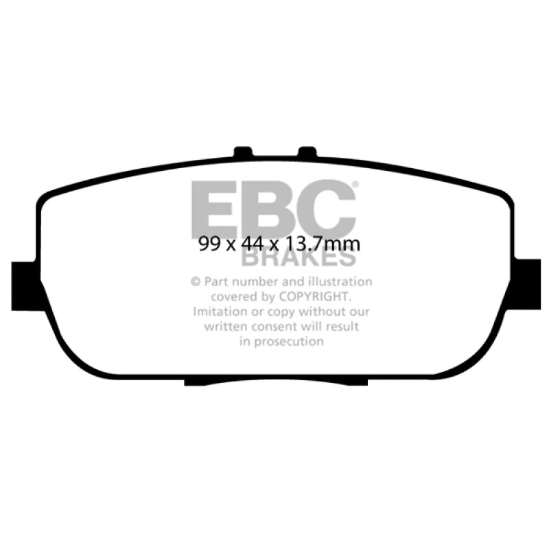 EBC 06-15 Mazda Miata MX5 2.0 Ultimax2 Rear Brake Pads