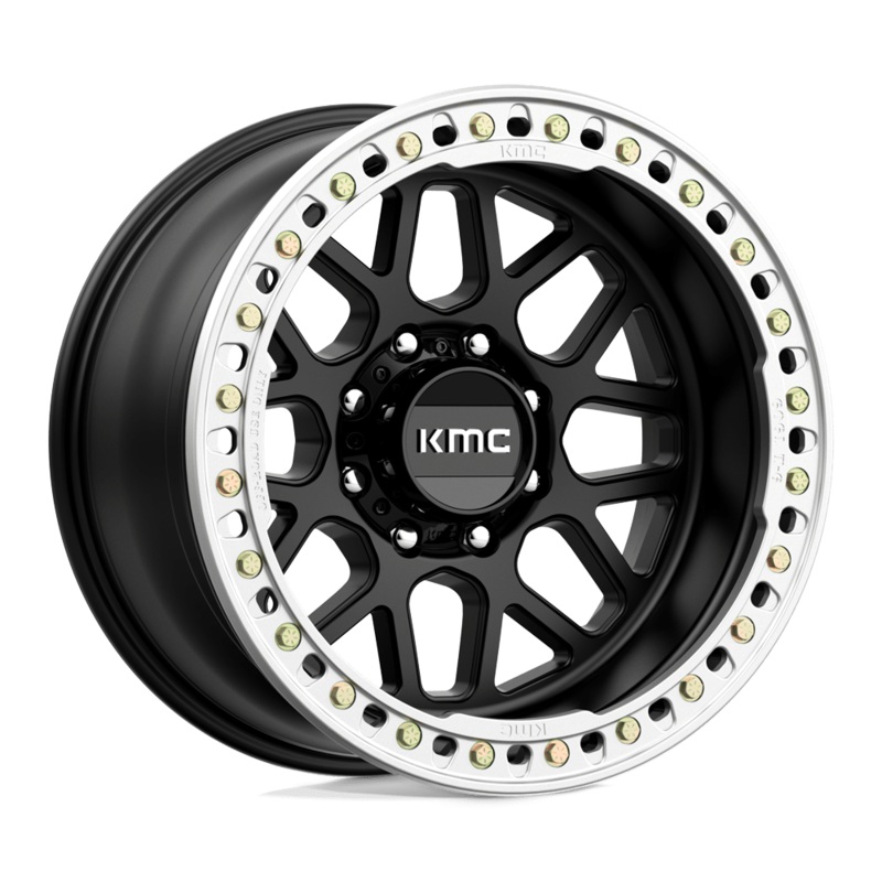KMC Wheels KM235 Grenade Crawl Beadlock 20″ 8×165.1 Satin Black
