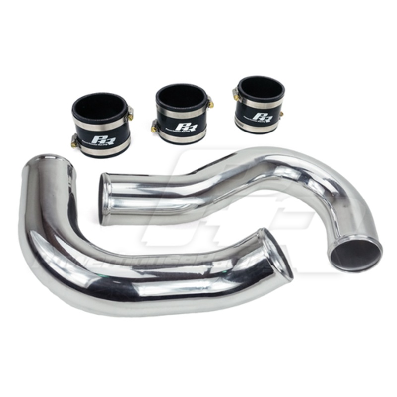 PHR 3.0″ Street Torque Hot Side Intercooler Pipe Kit for Straight Entry IntercoolerStreet Torque ManifoldH-Cover TurboGloss black powder coat
