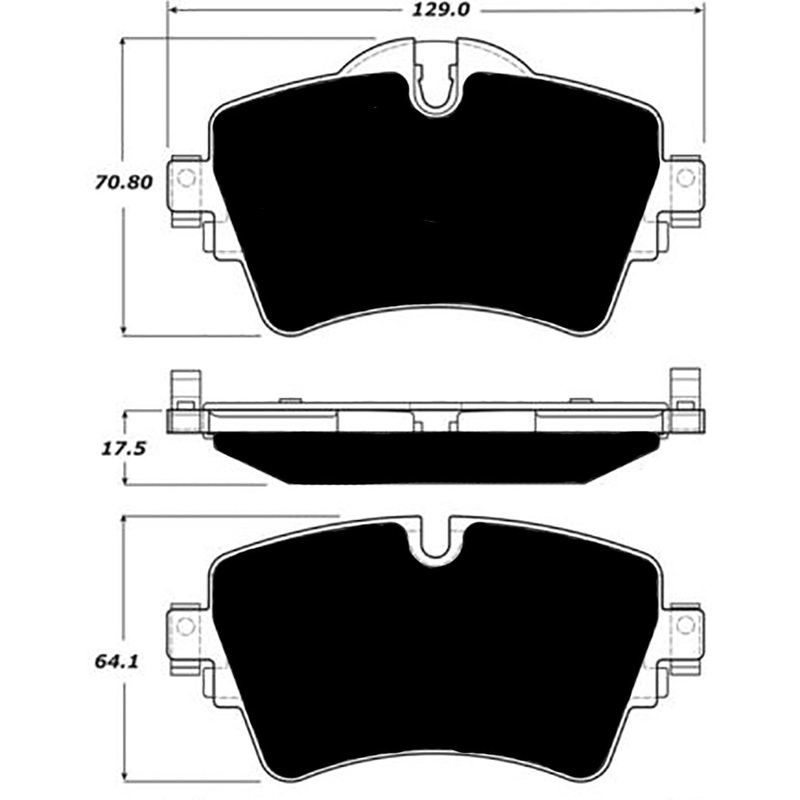 Porterfield Brake Pads for 2015 MINI Cooper S 5 Lug