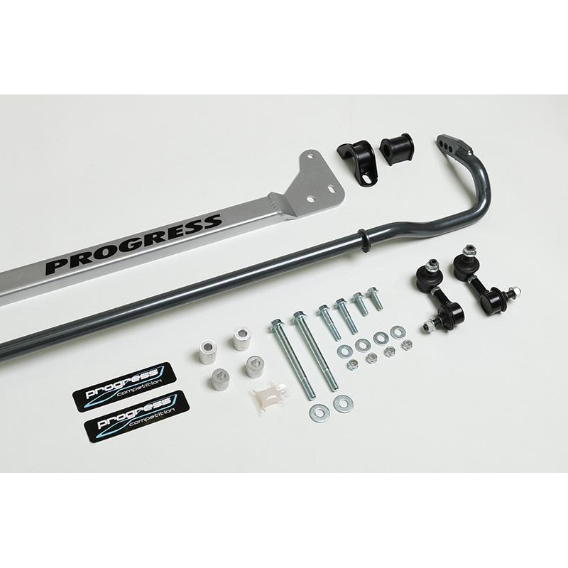Progress Tech 96-00 Honda Civic Rear Sway Bar (22mm – Adjustable) Incl Bar Brace and Adj End Links