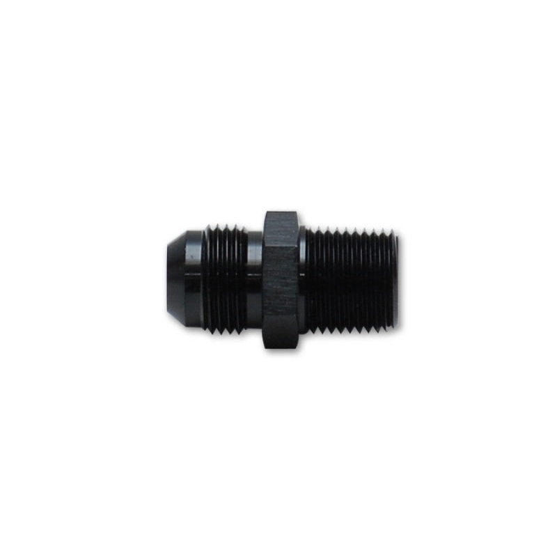 Vibrant -8AN to 3/8in NPT Straight Adapter Fitting – Aluminum