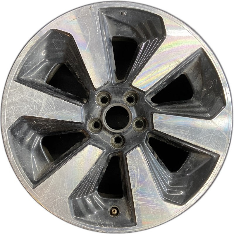 17″ FORESTER 17-18 17×7 alloy 6 spoke w/machined face dark gray pockets Original OEM Wheel Rim