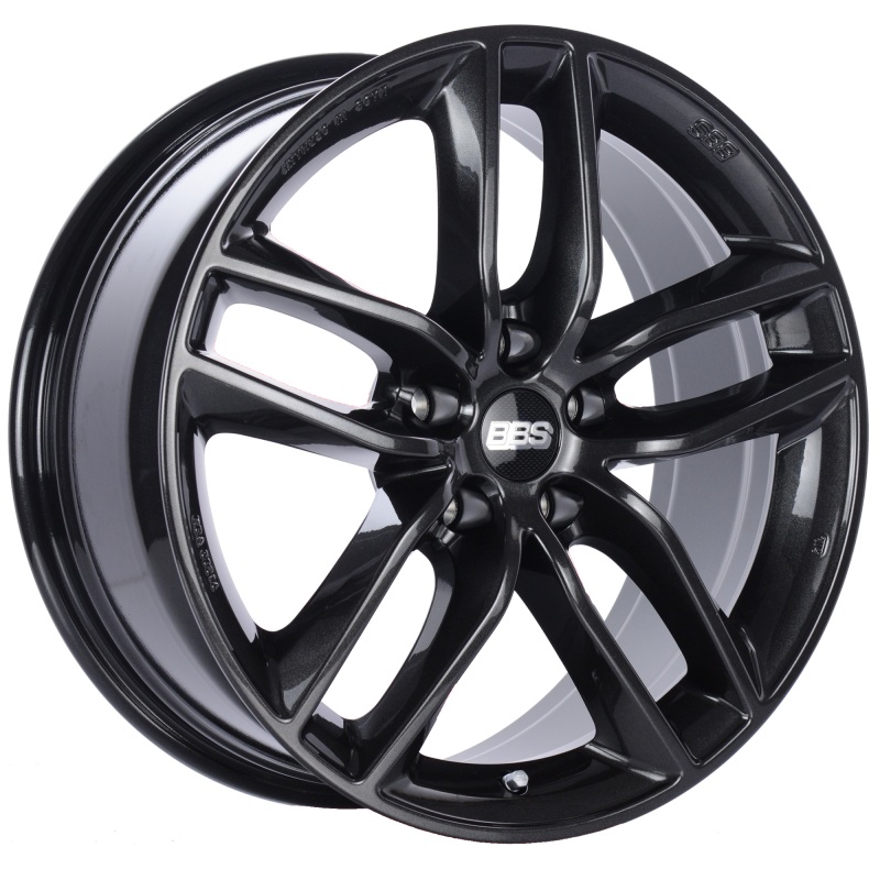 BBS SX 17×7.5 5×112 ET45 Crystal Black Wheel -82mm PFS/Clip Required