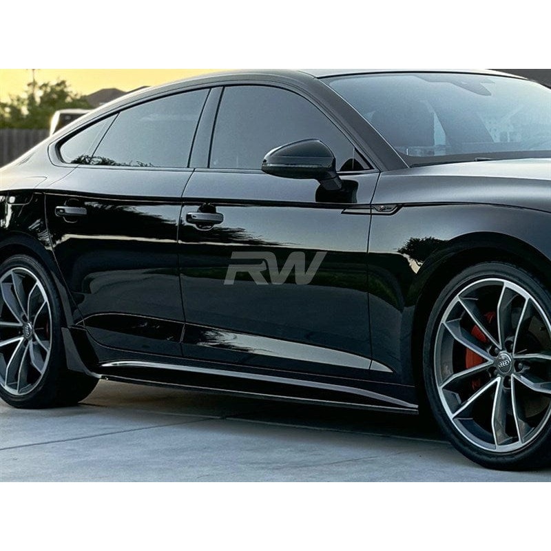 RW Carbon CF Side Skirt Extensions (Facelift) – Audi / B8 / A5 / S5