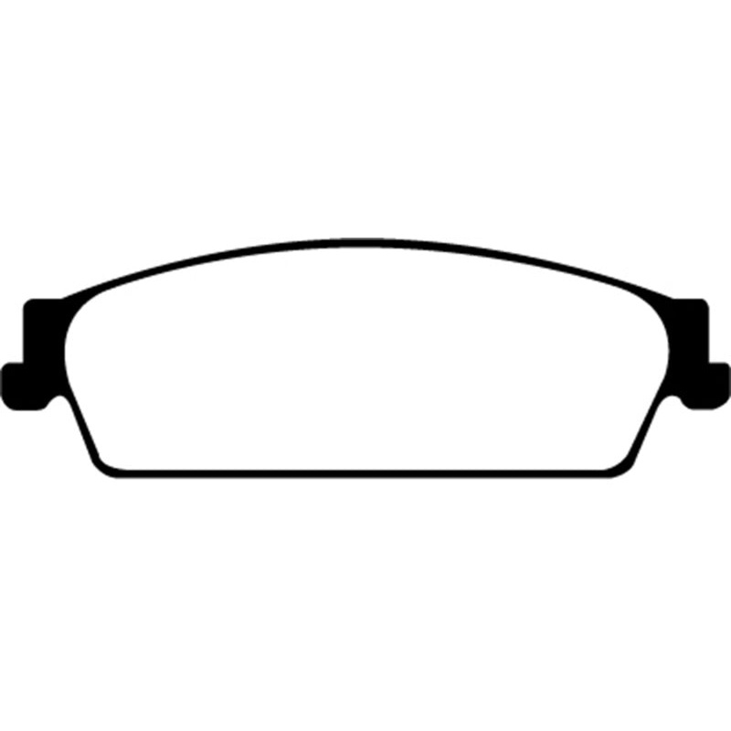 EBC 09-14 Cadillac Escalade 6.0 Hybrid Greenstuff Rear Brake Pads