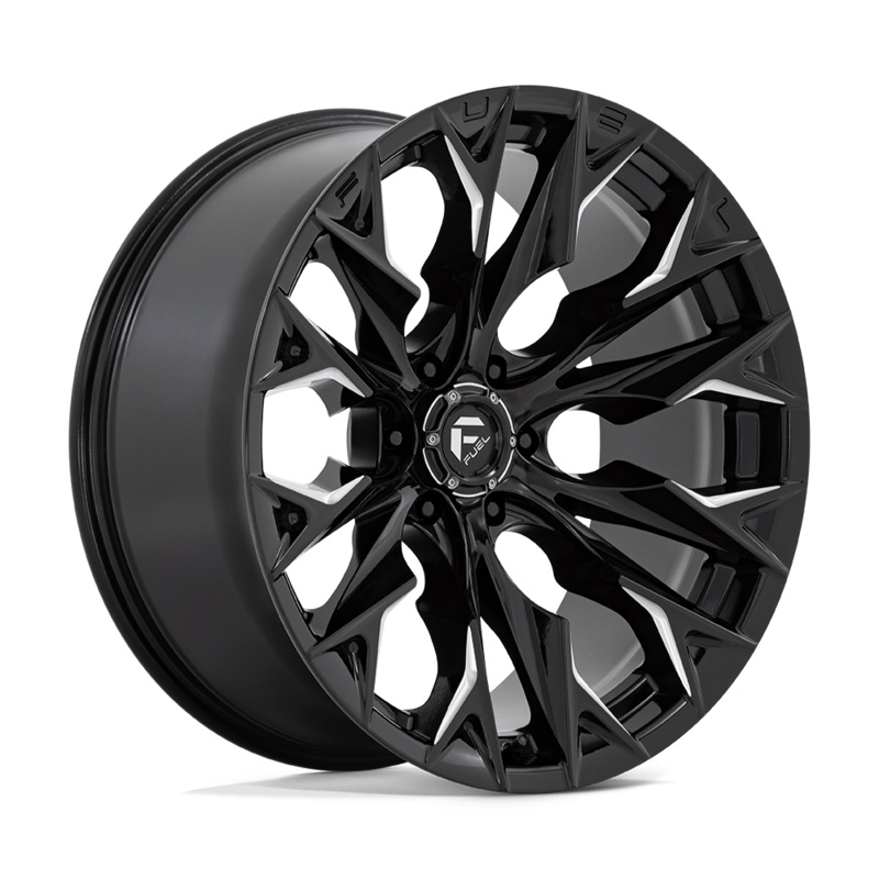 Fuel Wheels D803 Flame 22″ 6×135 Gloss Black Milled