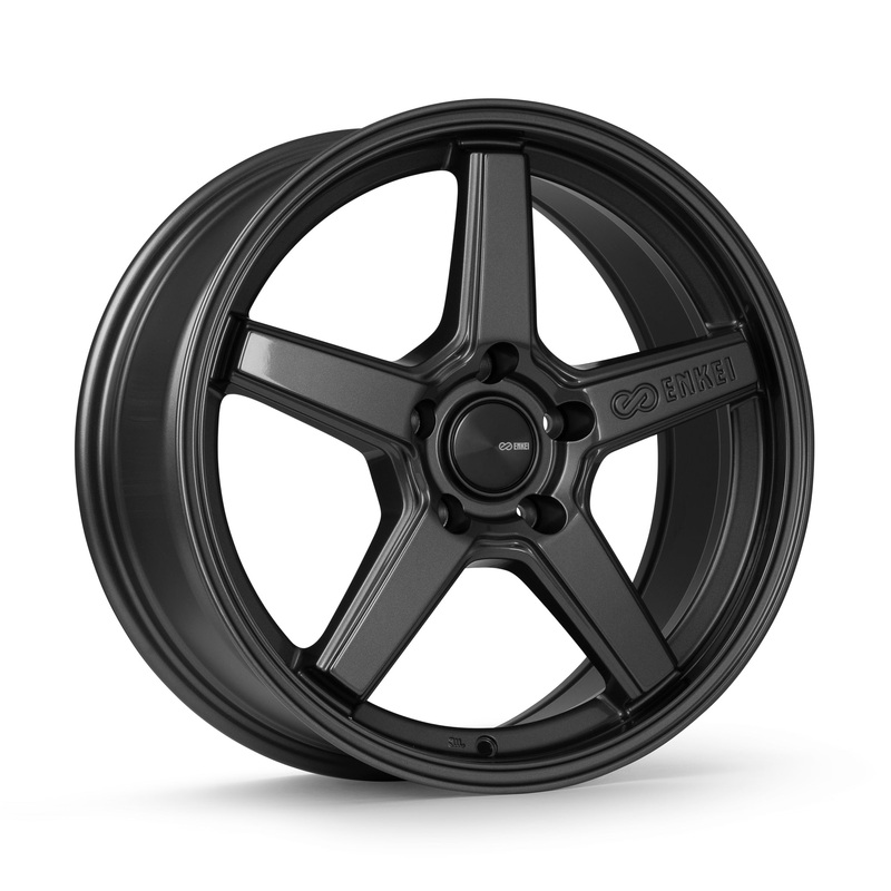ENKEI Quasar Wheel – 17×7.5 +45 | 5×100 | Gloss Gunmetal