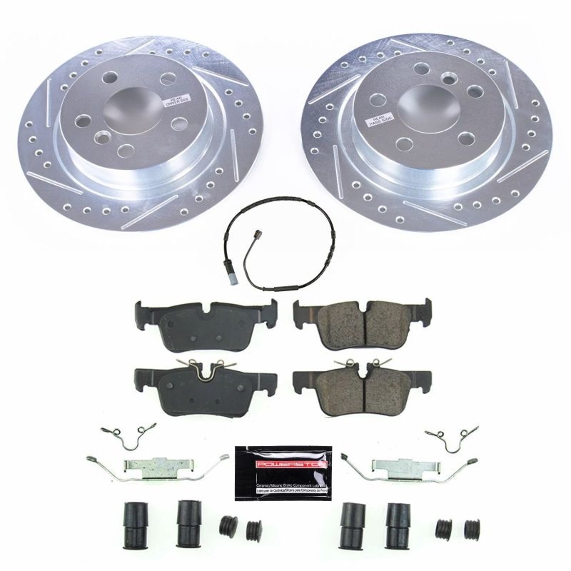 PowerStop Power Stop 14-19 BMW i3 Rear Z23 Evolution Sport Brake Kit