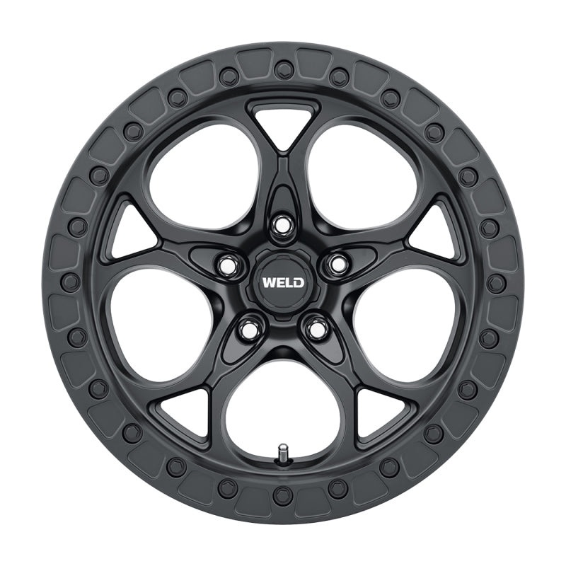 Weld Off-Road W108 17X9.0 Ledge 5X127 ET00 BS5.00 Satin Black 71.5