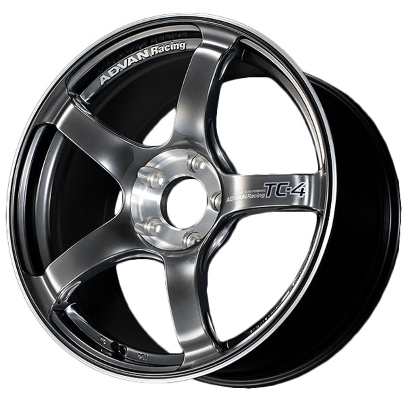 Advan TC-4 Special Edition Wheel – 18×7.5 +42 | 5×112 | Racing Hyper Black & Diamond Cut