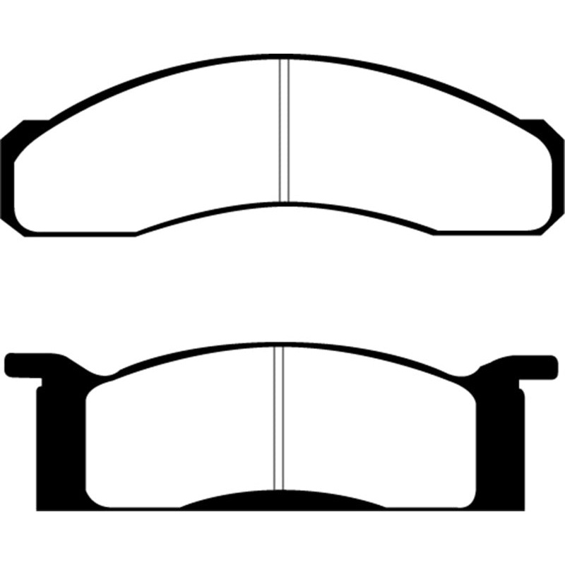 EBC 70 Ford Fairlane 4.1 Greenstuff Front Brake Pads