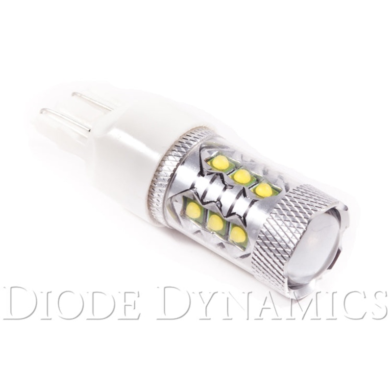 7443 LED Bulb XP80 LED Cool White Single Diode Dynamics