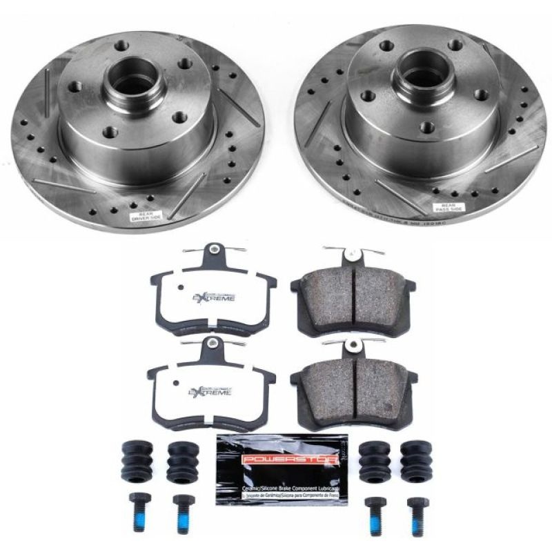 PowerStop Power Stop 96-97 Audi A4 Rear Z26 Street Warrior Brake Kit