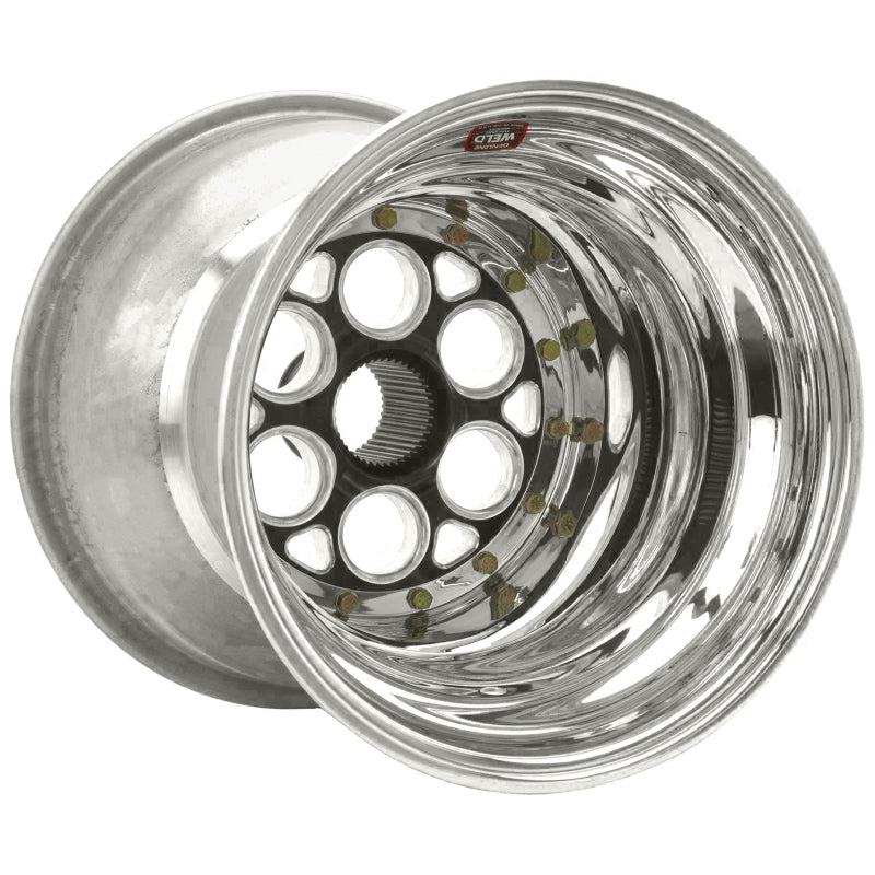 Weld Magnum Sprint 15×17 / 42-Spline / 7in. BS Black Wheel – Outer Beadlock w/Black 6-Dzus Cover
